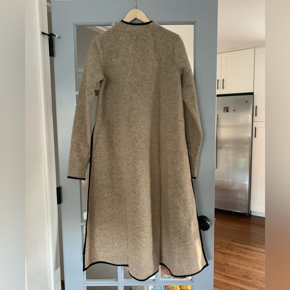 Son de flor- Double slit wool dress